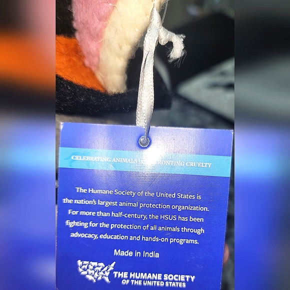 NWT in plastic Humane Society Halloween dog in witch hat. 13x5 inches - Picture 4 of 8